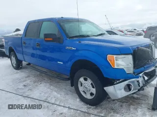 2011 Ford F-150 XLT with VIN 1FTFW1ET6BFC66155, listed as a IAAI auction lot 41515732 with 161,393 mi miles. Bid and sale history available at carsss.com. Image 1.