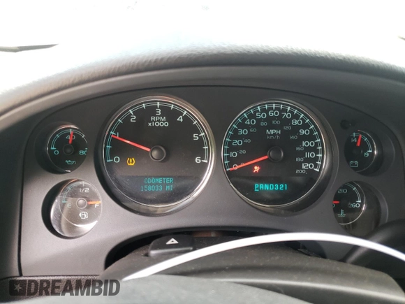 2008 Chevrolet Avalanche LTZ with VIN 3GNFK12368G177717, listed as a Copart auction lot 55958455 with 158,033 mi miles and Salvage Title. Bid and sale history available at DreamBid. Image 9.