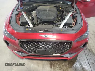 2020 Genesis G70 3.3T z VIN KMTG34LE0LU051663, wystawiony jako Copart lot #54016285 z przebiegiem 62 262 mil mil oraz Szkoda całkowita • Salvage title. Historia ofert i sprzedaży dostępna na DreamBid. Obrazek 11.