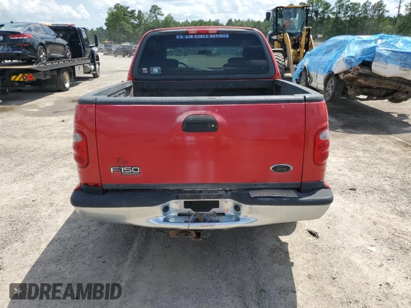 2003 Ford F-150 XLT with VIN 1FTRW07623KC62353, listed as a Copart auction lot 63618214 with 267,360 mi miles and Clean Title. Bid and sale history available at carsss.com. Image 6.