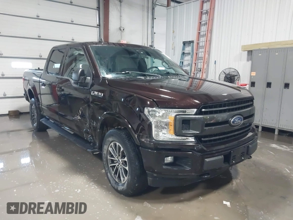 2020 Ford F-150 XL with VIN 1FTEW1E40LKE55705, listed as a IAAI auction lot 41603276 with 33,603 mi miles. Bid and sale history available at carsss.com. Image 1.