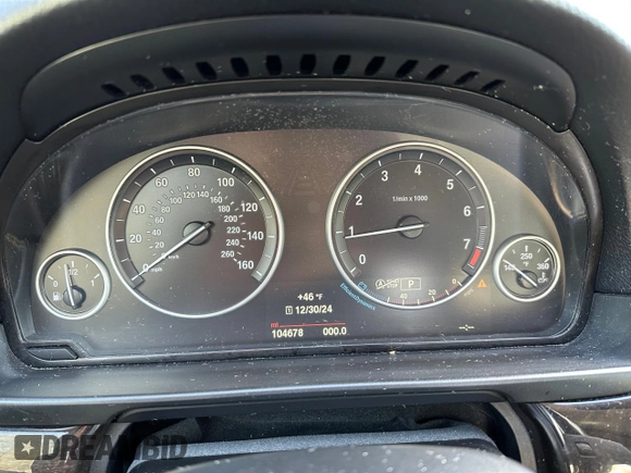 2016 BMW 5 Series 528i xDrive with VIN WBA5A7C53GG152050, listed as a Copart auction lot 53934595 with 104,678 mi miles and Clean Title. Bid and sale history available at carsss.com. Image 8.
