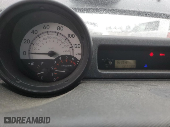 2005 Scion xB with VIN JTLKT334250174020, listed as a Copart auction lot 53378485 with 191,798 mi miles and Salvage Title. Bid and sale history available at carsss.com. Image 9.