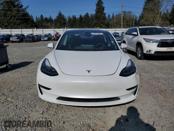 2019 Tesla Model 3 Long Range with VIN 5YJ3E1EB2KF442345, listed as a Copart auction lot 54063095 with 47,253 mi miles and Salvage Title. Bid and sale history available at carsss.com. Image 5.