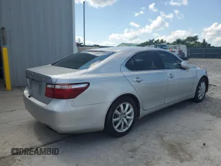2008 Lexus LS 460 with VIN JTHBL46F285067604, listed as a Copart auction lot 61845475 with 159,870 mi miles and Salvage title. Bid and sale history available at DreamBid. Image 3.