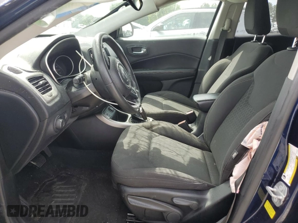 2018 Jeep Compass Sport с VIN 3C4NJCAB9JT233089, выставлен на аукционе Copart как лот 57080305 с пробегом 70 879 миль миль и Списание • Salvage title. История ставок и продаж доступна на DreamBid. Изображение 7.