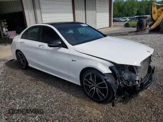2019 Mercedes-Benz C 43 AMG with VIN 55SWF6EB5KU304210, listed as a Copart auction lot 57812795 with 48,925 mi miles and Clean title. Bid and sale history available at DreamBid. Image 4.