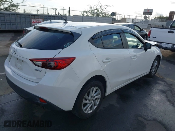 2015 Mazda 3 i Sport with VIN JM1BM1K78F1242096, listed as a IAAI auction lot 41447819 with 91,738 mi miles and . Bid and sale history available at DreamBid. Image 4.