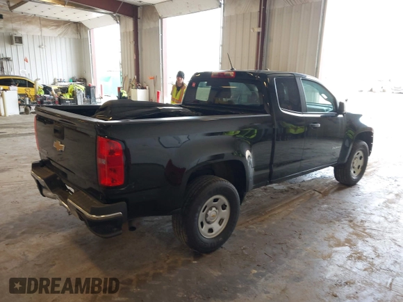 2018 Chevrolet Colorado 2WD Work Truck with VIN 1GCHSBEA8J1325520, listed as a IAAI auction lot 42254591 with 204,884 mi miles and . Bid and sale history available at DreamBid. Image 4.