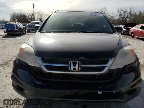 2011 Honda CR-V LX with VIN JHLRE4H32BC010757, listed as a Copart auction lot 50101075 with 163,357 mi miles and Salvage Title. Bid and sale history available at carsss.com. Image 5.