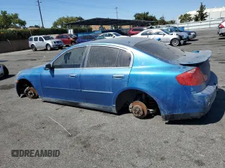 2003 Infiniti G35 w/Leather with VIN JNKCV51E43M304708, listed as a Copart auction lot 72545204 with 197,480 mi miles and Salvage Title. Bid and sale history available at DreamBid. Image 2.