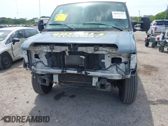 2011 Ford Econoline Cargo Commercial with VIN 1FTNE1EW7BDA30778, listed as a IAAI auction lot 42075336 with 158,069 mi miles and . Bid and sale history available at DreamBid. Image 6.