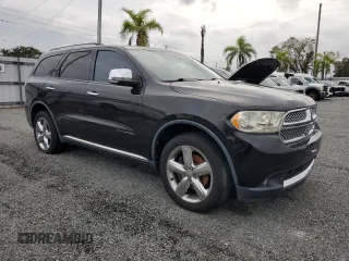 2012 Dodge Durango Citadel with VIN 1C4SDHET7CC240213, listed as a Copart auction lot 81023064 with 92,252 mi miles and Salvage title. Bid and sale history available at DreamBid. Image 4.