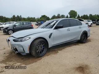 2023 BMW M3 Competition xDrive with VIN WBS43AY03PFN55396, listed as a Copart auction lot 58634995 with Not provided miles and Salvage title. Bid and sale history available at DreamBid. Image 1.
