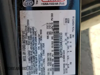 2010 Ford Fusion Hybrid with VIN 3FADP0L33AR350233, listed as a Copart auction lot 59639725 with 96,587 mi miles and Salvage title. Bid and sale history available at DreamBid. Image 13.