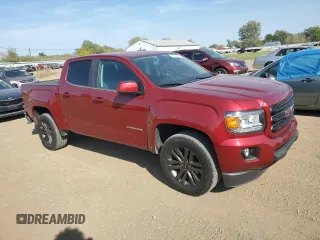 2020 GMC Canyon 4WD SLE with VIN 1GTG6CEN8L1172097, listed as a Copart auction lot 75794664 with 57,814 mi miles and Salvage Title. Bid and sale history available at carsss.com. Image 4.