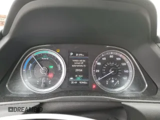 2020 Hyundai Sonata Hybrid Blue with VIN KMHL24JJ5LA012757, listed as a Copart auction lot 43706885 with 90,940 mi miles and Salvage Title. Bid and sale history available at carsss.com. Image 9.