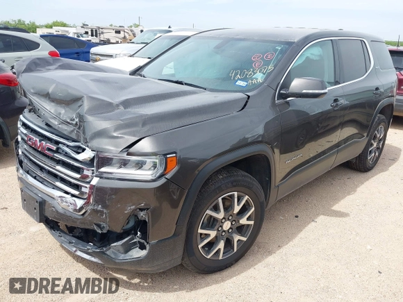 2020 GMC Acadia SLE z VIN 1GKKNKLAXLZ166105, wystawiony jako IAAI lot #42083075 z przebiegiem 81 920 mil mil oraz . Historia ofert i sprzedaży dostępna na DreamBid. Obrazek 2.