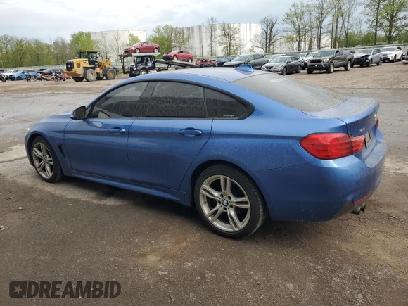 2015 BMW 4 Series 428i xDrive with VIN WBA4C9C53FG135250, listed as a Copart auction lot 56760725 with 52,564 mi miles and Clean title. Bid and sale history available at DreamBid. Image 2.