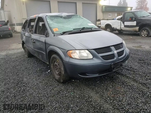 2002 Dodge Caravan SE with VIN 1B4GP24372B695494, listed as a Copart auction lot 43803375 with 0 mi miles and Salvage Title. Bid and sale history available at carsss.com. Image 11.