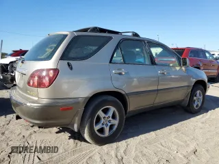 1999 Lexus RX 300 Luxury SUV with VIN JT6GF10U4X0025894, listed as a Copart auction lot 80772264 with 143,840 mi miles and Salvage Title. Bid and sale history available at carsss.com. Image 3.