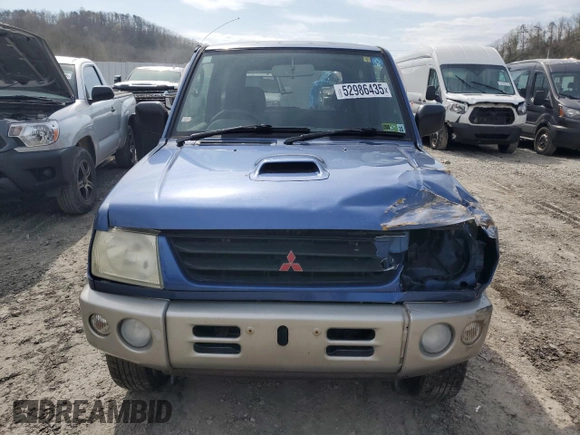 1999 Mitsubishi Montero z VIN H58A0013724, wystawiony jako Copart lot #52986435 z przebiegiem 88 711 mil mil oraz Szkoda całkowita • Salvage title. Historia ofert i sprzedaży dostępna na DreamBid. Obrazek 5.
