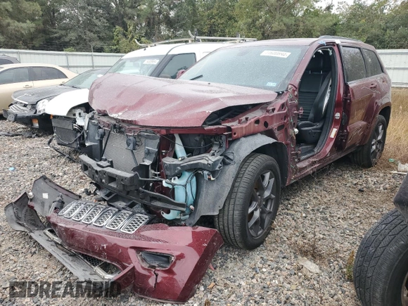 2020 Jeep Grand Cherokee Limited X with VIN 1C4RJEBG9LC429605, listed as a Copart auction lot 77600894 with 81,403 mi miles and Salvage Title. Bid and sale history available at carsss.com. Image 1.