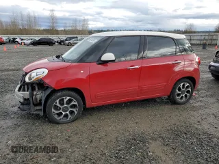 2014 FIAT 500L Easy with VIN ZFBCFABH9EZ002128, listed as a Copart auction lot 85312064 with 140,419 mi miles and Salvage Title. Bid and sale history available at carsss.com. Image 1.