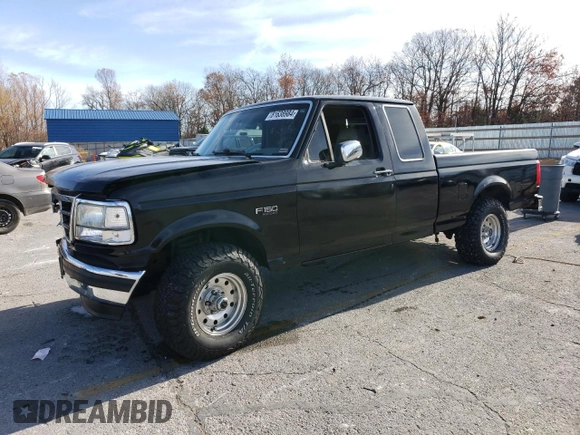 1996 Ford F-150 with VIN 1FTEX14H4TKA07291, listed as a Copart auction lot 81638984 with 176,258 mi miles and Salvage Title. Bid and sale history available at carsss.com. Image 1.