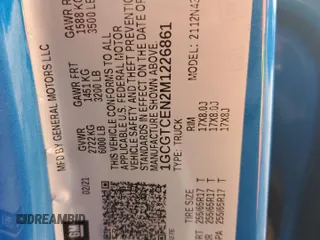 2021 Chevrolet Colorado 4WD LT z VIN 1GCGTCEN2M1226861, wystawiony jako Copart lot #52482505 z przebiegiem 65 861 mil mil oraz Szkoda całkowita • Salvage title. Historia ofert i sprzedaży dostępna na DreamBid. Obrazek 14.