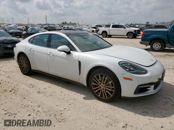 2017 Porsche Panamera with VIN WP0AA2A71HL102183, listed as a Copart auction lot 57901885 with 51,605 mi miles and Salvage title. Bid and sale history available at DreamBid. Image 4.
