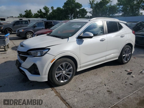 2023 Buick Encore GX Select with VIN KL4MMDSL9PB079729, listed as a Copart auction lot 63865455 with 21,043 mi miles and Salvage title. Bid and sale history available at DreamBid. Image 1.