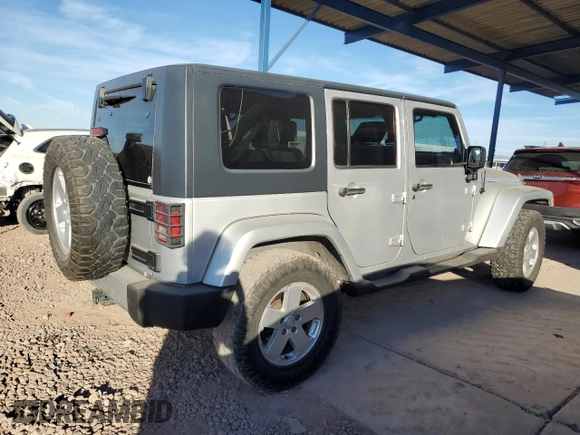 2010 Jeep Wrangler Unlimited Sahara with VIN 1J4HA5H13AL184449, listed as a Copart auction lot 43421945 with 176,725 mi miles and Salvage Title. Bid and sale history available at carsss.com. Image 3.