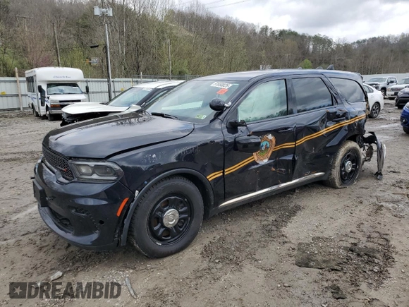2024 Dodge Durango Special Service with VIN 1C4SDJFT3RC183412, listed as a Copart auction lot 51650825 with 20,075 mi miles and Salvage Title. Bid and sale history available at carsss.com. Image 1.