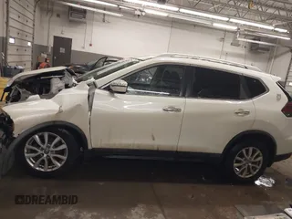 2018 Nissan Rogue SV with VIN KNMAT2MV3JP502166, listed as a IAAI auction lot 41555102 with 77,587 mi miles and . Bid and sale history available at DreamBid. Image 14.
