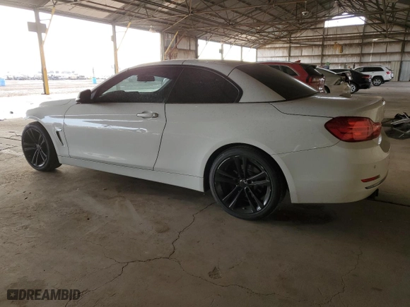 2016 BMW 4 Series 428i with VIN WBA3V7C59G5A25877, listed as a Copart auction lot 43906565 with 104,620 mi miles and Salvage Title. Bid and sale history available at carsss.com. Image 2.