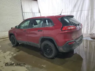 2015 Jeep Cherokee Sport with VIN 1C4PJMAB6FW551901, listed as a Copart auction lot 43526595 with 144,571 mi miles and Non repairable. Bid and sale history available at DreamBid. Image 2.