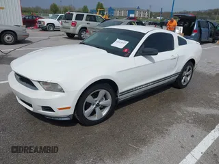 2010 Ford Mustang V6 with VIN 1ZVBP8AN8A5137525, listed as a IAAI auction lot 42025537 with 131,998 mi miles and . Bid and sale history available at carsss.com. Image 2.