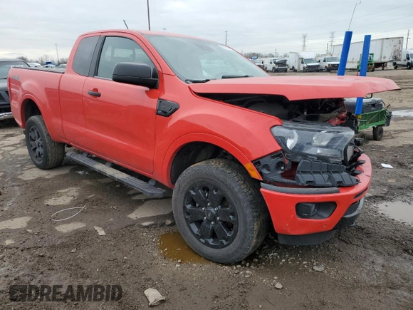 2020 Ford Ranger XL with VIN 1FTER1FH1LLA59768, listed as a Copart auction lot 85789834 with 31,185 mi miles and Salvage title. Bid and sale history available at DreamBid. Image 4.