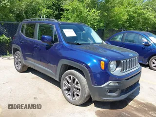 2017 Jeep Renegade Latitude z VIN ZACCJBBBXHPE42018, wystawiony jako IAAI lot #42513129 z przebiegiem 173 177 mil mil oraz . Historia ofert i sprzedaży dostępna na DreamBid. Obrazek 1.