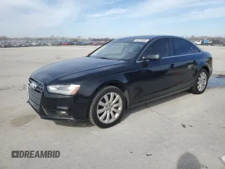 2013 Audi A4 Premium with VIN WAUAFAFLXDA061489, listed as a Copart auction lot 45212555 with 136,410 mi miles and Salvage Title. Bid and sale history available at carsss.com. Image 1.