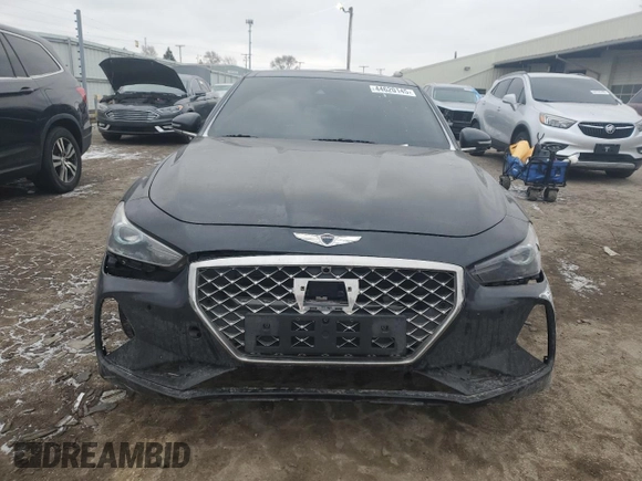 2019 Genesis G70 Advanced z VIN KMTG34LA4KU016698, wystawiony jako Copart lot #44620145 z przebiegiem 101 350 mil mil oraz Szkoda całkowita • Salvage title. Historia ofert i sprzedaży dostępna na DreamBid. Obrazek 5.