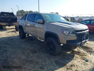 2021 Chevrolet Colorado 4WD ZR2 with VIN 1GCGTEEN9M1140085, listed as a IAAI auction lot 41476667 with 39,087 mi miles. Bid and sale history available at carsss.com. Image 1.