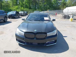 2016 BMW 7 Series 740i with VIN WBA7E2C55GG547752, listed as a IAAI auction lot 41992704 with Not Provided miles and . Bid and sale history available at carsss.com. Image 11.