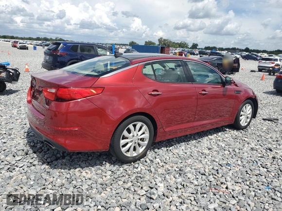 2015 Kia Optima EX с VIN 5XXGN4A70FG389927, выставлен на аукционе Copart как лот 60199955 с пробегом 96 389 миль миль и Списание • Salvage title. История ставок и продаж доступна на DreamBid. Изображение 3.