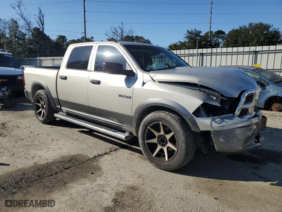 2009 Dodge Ram 1500 SLT with VIN 1D3HB13P99J527156, listed as a Copart auction lot 43590195 with 283,004 mi miles and Salvage Title. Bid and sale history available at carsss.com. Image 4.