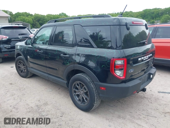 2021 Ford Bronco Sport Big Bend with VIN 3FMCR9B6XMRA19620, listed as a IAAI auction lot 42343836 with 52,280 mi miles and . Bid and sale history available at DreamBid. Image 3.