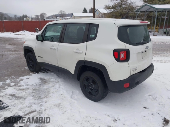 2016 Jeep Renegade Sport with VIN ZACCJBAT0GPD05985, listed as a IAAI auction lot 41564300 with 31,707 mi miles and . Bid and sale history available at DreamBid. Image 3.