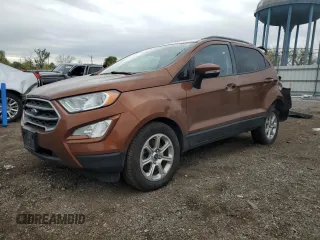 2020 Ford EcoSport SE z VIN MAJ3S2GE2LC376597, wystawiony jako Copart lot #54757695 z przebiegiem 84 910 mil mil oraz Szkoda całkowita • Salvage title. Historia ofert i sprzedaży dostępna na DreamBid. Obrazek 1.
