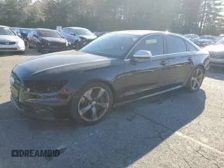 2014 Audi S6 Prestige with VIN WAUF2AFC3EN007849, listed as a Copart auction lot 80136634 with 128,799 mi miles and Salvage Title. Bid and sale history available at carsss.com. Image 1.